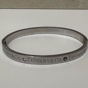Tiffany & Co. Silver Hinged Cuff Bracelet